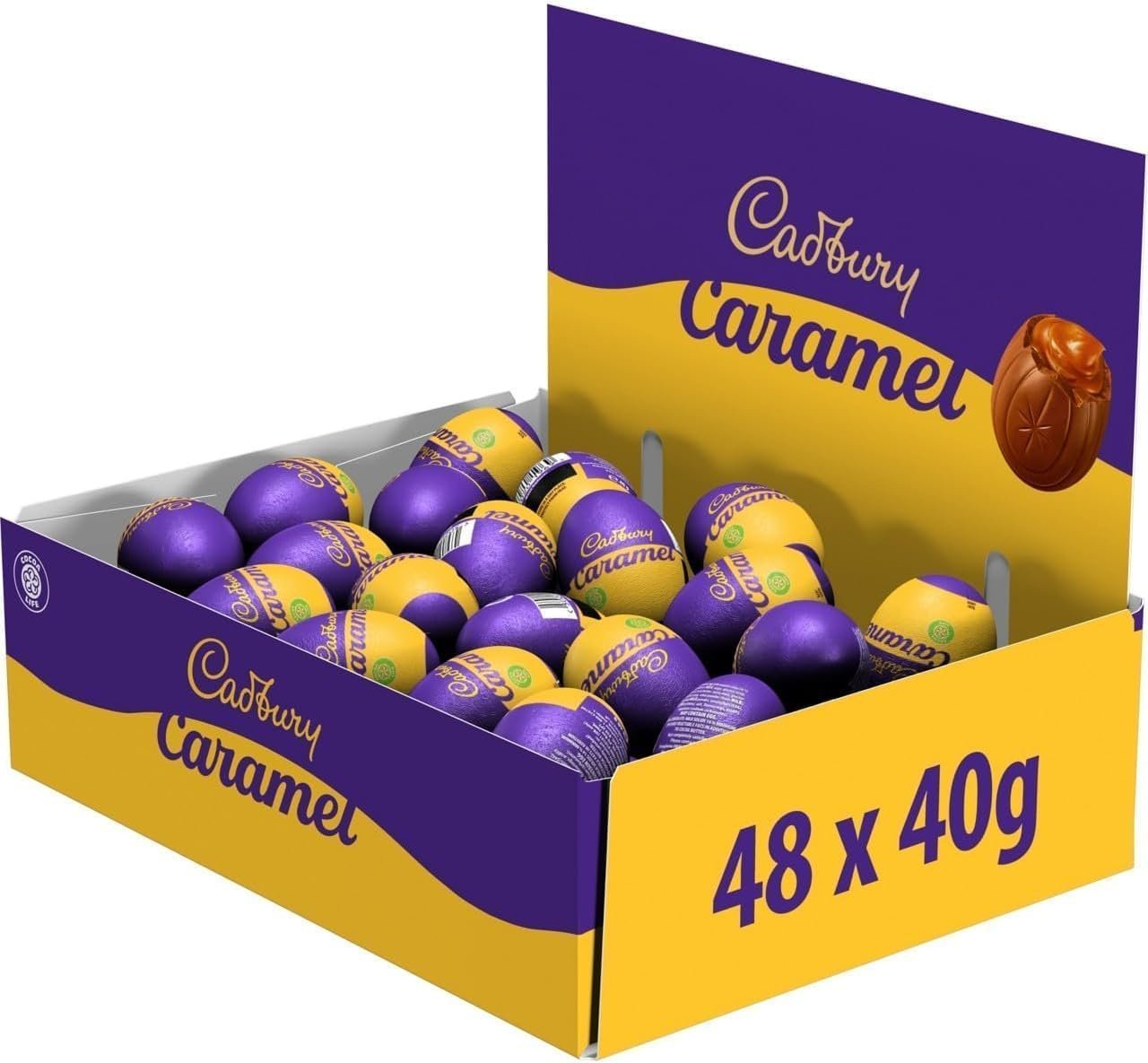 【Clearance Sale】Cadbury Caramel Egg Single (Pack of 48)