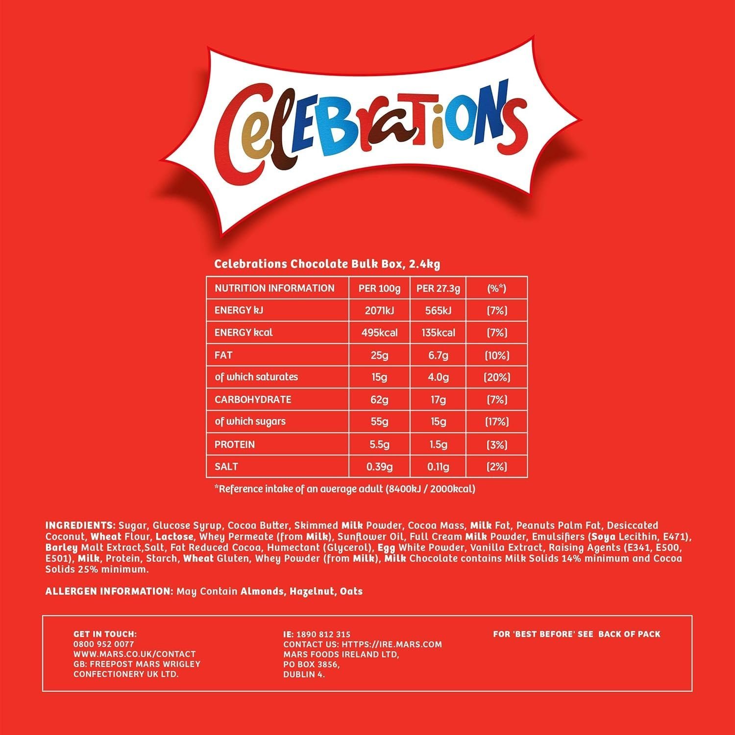 Celebrations Assorted Chocolate Sharing Box — 2.4kg - Image 8